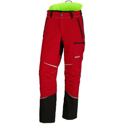 KOX - Schnittschutzhose Mistral 3.0 Rot/Gelb Gr. 50