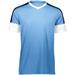 Youth Wembley Soccer Jersey - Columbia Blue White & Navy - Large