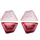 2 Pair Right & Left Side Covers Panels for Motorcycle Parts Gn 250 Gn250 Gn250 Motorcycle Parts Red