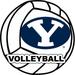 R and R Imports Brigham Young Cougars 4-Inch Round Volleyball Vinyl Decal Sticker