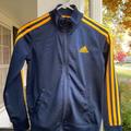 Adidas Shirts & Tops | Adidas Zip Up / Boys Size 8 (Small) | Color: Blue/Gold | Size: Sb