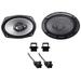 Kenwood Rear Factory Speaker Replacement for 1997-2003 Chevrolet Chevy Malibu