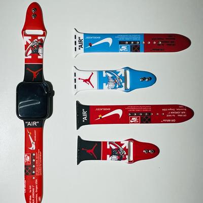 Nike Accessories | 02 Pcs Sport Wristlet Watch Band Strap For Apple Watch 38/40/41 | Color: Blue/Red | Size: 38/40/41