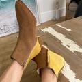 Free People Shoes | Free People New Howsty Tan Bootie Great Coachella Dance Day Comfortable L | Color: Tan/Yellow | Size: Various