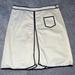 Tory Burch Skirts | Beautiful Tory Burch Nautical White Skirt W/ Navy Piping. Size 10. Pristine! | Color: White | Size: 10