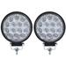 42W Led Work Light Led Light Bar Flood Round Lights Off-Road Lights Led Lights for Trucks Off-Road Vehicle ATV SUV UTV 4WD Boat Tractor /Spot Work Light Pack of 2