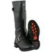 Xelement X93009 Women s Myna Black Performance Knee High-Tall Leather Motorcycle Boots 7