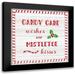 CAD Designs 20x20 Black Modern Framed Museum Art Print Titled - Candy Cane Wishes