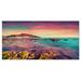 Designart Giallonardo Beach Colorful Sunset Seashore Photo Canvas Print