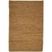 Gold Jute Rug 2 X 3 Modern Hand Knotted Scandinavian Solid Small Carpet