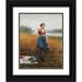 Daniel Ridgway Knight 12x14 Black Ornate Wood Framed Double Matted Museum Art Print Titled: Midday s Pause
