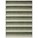 Nicole Miller New York Patio Country Charlotte Modern Striped Indoor/Outdoor Area Rug Light Green/Ivory 5 2 x7 2