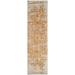 SAFAVIEH Madison Fleur Distressed Abstract Runner Rug Cream/Orange 2 3 x 6