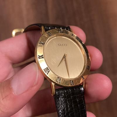 Gucci Accessories | Gucci Watch Vintage New | Color: Black/Gold | Size: Os