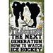 Daisy Flower Wall Art Teaching Next Generation To Watch Ice Hockey Sports Hobby Team Tin Wall Sign 8 x 12 Decor Funny Gift