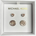 Michael Kors Jewelry | Nib - Michael Kors Rose Gold Two Earring Set | Color: Gold | Size: Os