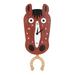 Tooarts Cartoon Animal Swinging Horse Head MDF Wooden Wall for Room Living Room Home Decor Easy to Install One AA Battery Operated(not include)