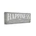 Stupell Industries Happiness is A Full Kitchen Phrase Distressed Paint Canvas Wall Art by Daphne Polselli