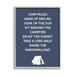 Stupell Industries Camp Rules Text Sign Enjoy Camping Tent Motif Framed Wall Art 11 x 14 Design by Lil Rue