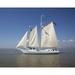 Print: Joshua Is A Classic 72 Wooden Schooner Sailing On Mobile Bay