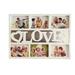 OUNONA Collage Picture Frame Love Photo Frame Displays Six 6 inch Pictures