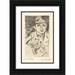 Lovis Corinth 13x18 Black Ornate Wood Framed Double Matted Museum Art Print Titled - Boy with Dog (Boy with Dog) (1915)