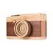 Dcenta Wooden Music Box Retro Camera Design Classical Melody Birthday Christmas Festival Musical Gifts Home Office Decoration Crafts