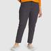 Eddie Bauer Plus Size Women's Adventurer Stretch Durable Ankle Pants - Dark Grey - Size 20W