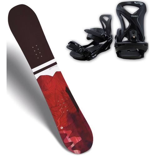 "Snowboard TRANS ""TRANS FR MAN RED 21/22"" Snowboards Gr. 147, bunt (aubergine, black, red)"