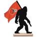 Cleveland Browns 18'' Team Logo Bigfoot Silhouette Desktop Art