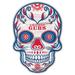 Chicago Cubs 12'' Sugar Skull Sign