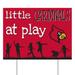 Louisville Cardinals 24" x 18" Little Fans At Play Yard Sign