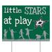 Dallas Stars 24" x 18" Little Fans At Play Yard Sign