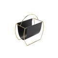 BLAKE MAGAZINE RACK GOLD BLACK - Shatana Home Z-GBLAKE-MAGAZINE RACK BLACK