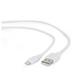 Gembird - Cable CC-USB2-AMLM-2m-W usb 2.0 m - Apple 8-Pin m 2m white - Cable - Digital