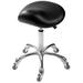 Vivo Height Adjustable Active Stool Metal in Black/Brown | 21 H x 16 W x 16 D in | Wayfair CHAIR-S03SD