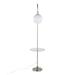 Willa Arlo™ Interiors Douglasville 71" Tray Table Floor Lamp Metal in Gray | 70.5 H x 16 W x 17.75 D in | Wayfair 47C69BE7ED7A4C98A2B59F287D2ED180