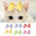 Mosey Beautiful Dog Hair Bow Elegant Pet Accessory Bow Hair Clip