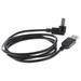 1 piece 90 degreeLeft Angle Cable USB 2.0 Male Plug to Type B Adapter