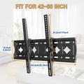 Universal Tilt TV Wall Mount Brackets for 42 43 47 50 52 55 60 65 70 75 80 inch