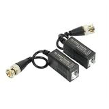 4 Pairs 8 Pieces Passive Video Balun Transmitter & Transceiver with Cable for 1080P TVI/CVI/TVI/AHD/960H DVR Camera CCTV System Male BNC to UTP CAT5/5e/6/6e Cable