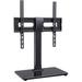 PERLESMITH Universal TV Stand for 32-60 Table Top TV Base Max 400x400 mm Black