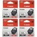 4 X Canon PG-240XL High Yield Black Ink (4 pack)