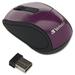 Verbatim-1PK Verbatim Wireless Mini Travel Optical Mouse - Purple - Purple