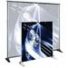 Testrite Visual Products JN5-B Grand Format Banner Stands 52 in.-96 in. Jumbo Banner Stand- Black