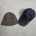Levi's Accessories | Levi's Mens Brown Beanie Black Canvas Baseball Hat 2 Lot | Color: Black/Brown | Size: Os