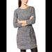 Athleta Dresses | Athleta Heather Gray Cottonwood Sweater Ribbed Drewira Dress | Color: Gray | Size: Xs
