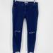 Free People Jeans | Free People Distressed Jeans Frayed Hem 27 | Color: Blue | Size: 27