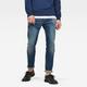 Slim-fit-Jeans G-STAR RAW "3301 Slim" Gr. 32, Länge 34, blau (worker blue faded) Herren Jeans Slim Fit