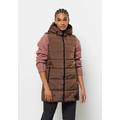 Steppweste JACK WOLFSKIN "EISBACH VEST W" Gr. S (36), braun (haselnuss) Damen Westen Steppwesten